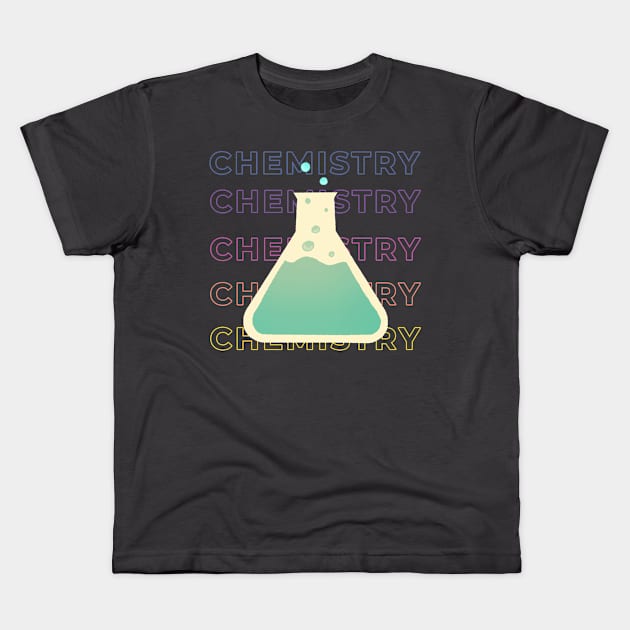 science chemistry Kids T-Shirt by leocheek